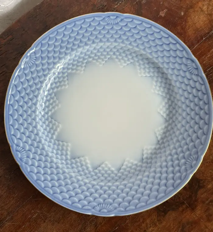 Porcelianinės Bing & Grøndahl Sea shell pietų lėkštės